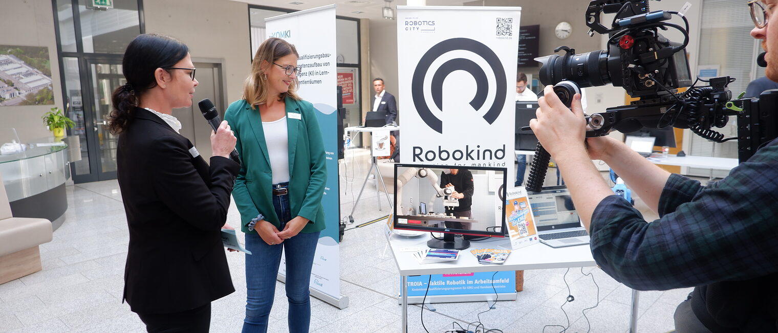 Die Stiftung Robokind präsentierte ihr Angebot im Tagungszentrum der Handwerkskammer Hannover.