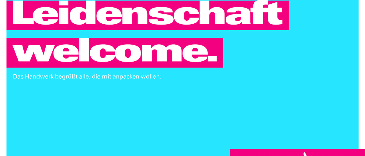 Imagekampagne, Handwerk, Flüchtlinge, Welcome, Leidenschaft