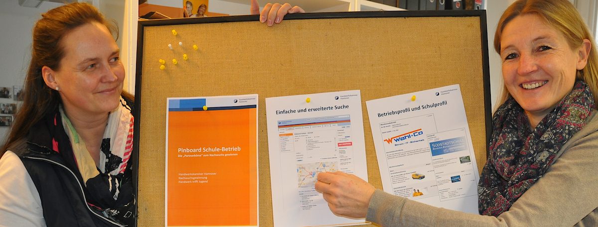 pinboard schule beruf