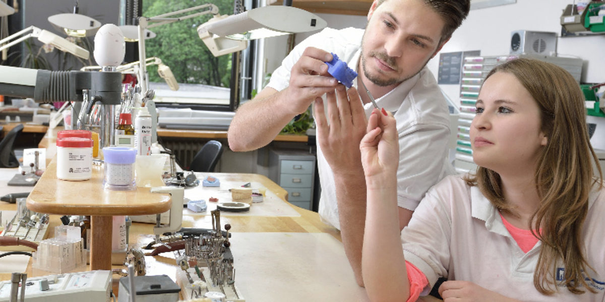 ausbildung und studium lehre, zahntechnikerhandwerk