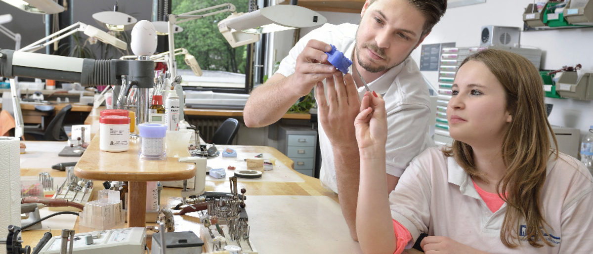 ausbildung und studium lehre, zahntechnikerhandwerk