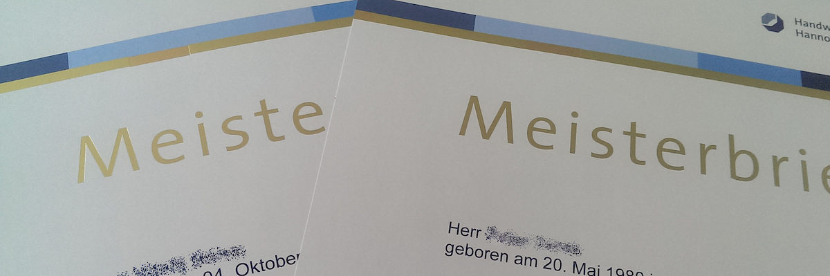 meisterbrief ohne namen
