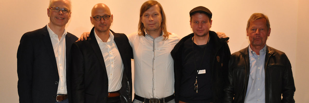 Die Referenten: Frank Schievink, Tom Franz, Wilhelm Feund, Christoph Krause, Horst Zacharias (v.l.)