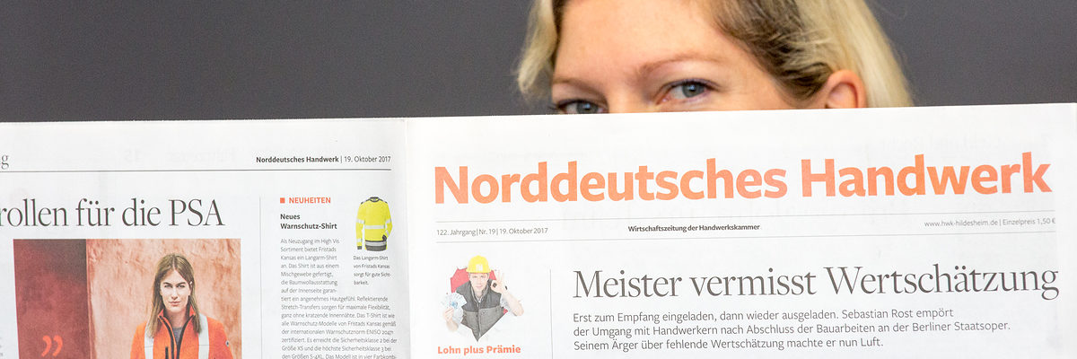 2017, Leserin, Martina Raynor, Norddeutsches Handwerk, Werbung, nh, NH