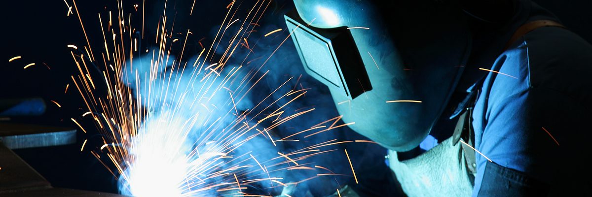 metallbauer, schweißen, helm, flamme, schutz, stahl technische beratung