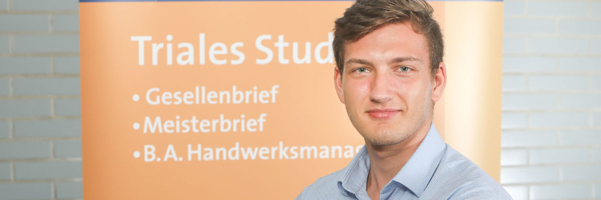Mel Redeker macht das triale Studium Handwerksmanagement B.A. Mel Redeker macht das triale Studium Handwerksmanagement B.A.