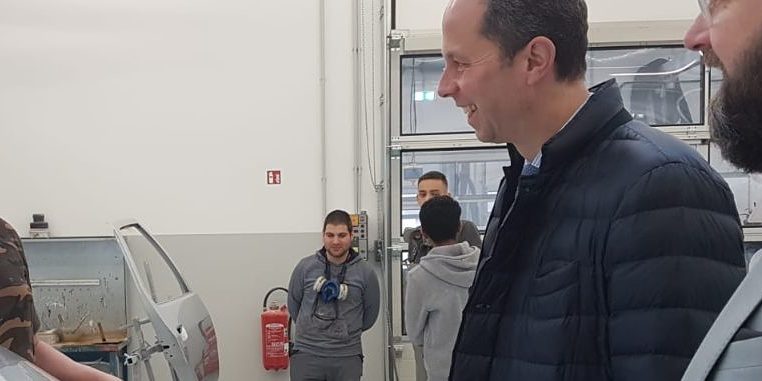 Hendrik Hoppenstedt zu Besuch auf dem Camups Handwerk. Hendrik Hoppenstedt zu Besuch auf dem Camups Handwerk.