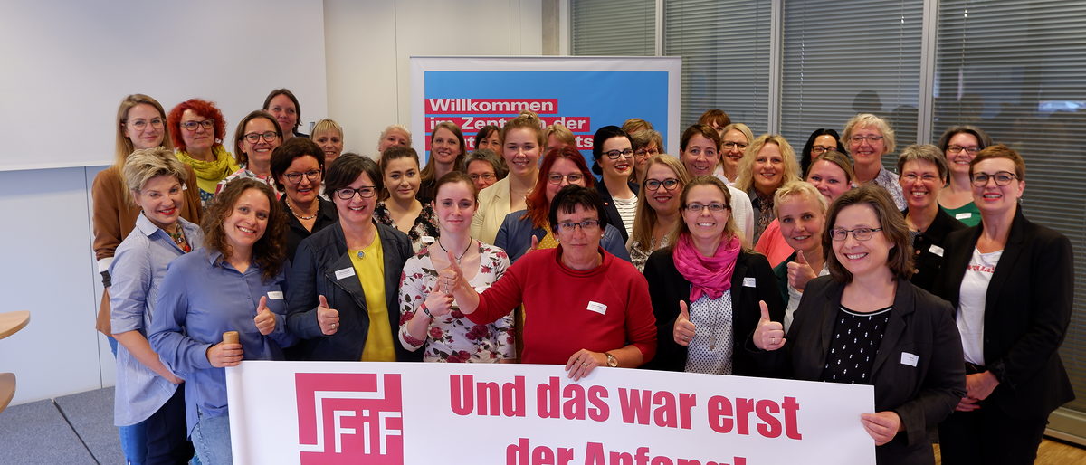 Ein starkes Netzwerk: FiF-Teilnehmerinnen der zweiten Runde Ein starkes Netzwerk: FiF-Teilnehmerinnen der zweiten Runde