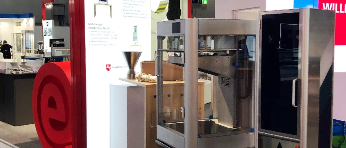 Der 3D-Drucker aus Mehlbergen sorgter auf der Hannover Messe für Aufsehen. Der 3D-Drucker aus Mehlbergen sorgter auf der Hannover Messe für Aufsehen.