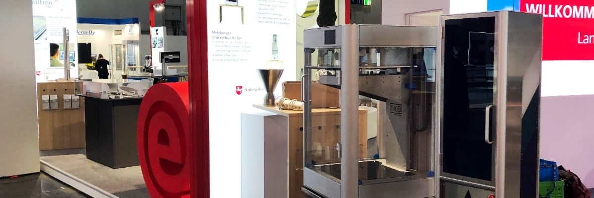 Der 3D-Drucker aus Mehlbergen sorgter auf der Hannover Messe für Aufsehen. Der 3D-Drucker aus Mehlbergen sorgter auf der Hannover Messe für Aufsehen.