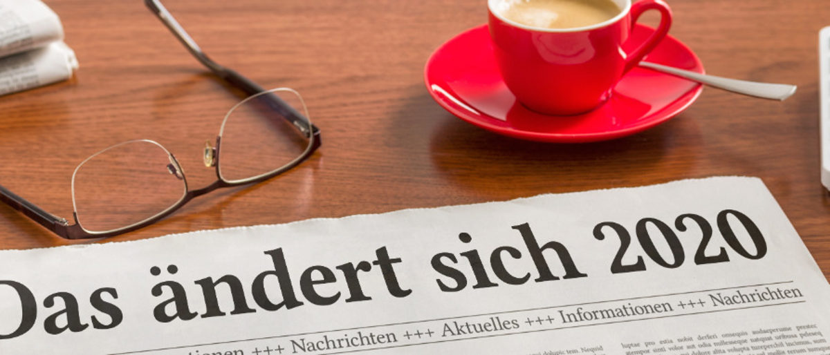 2020, Änderungen