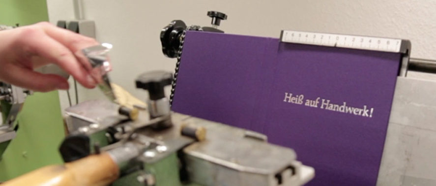 Heiss auf Handwerk_Buchbinderin