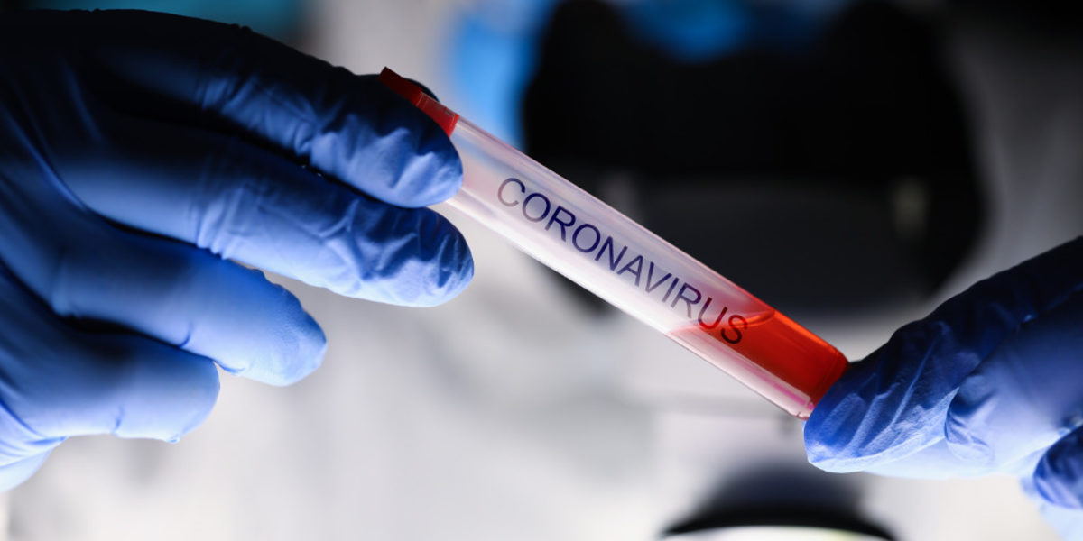 corona virus ansteckung krankheit, spritze plutprobe desinfektion epidemie