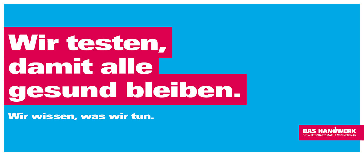 testen corona imagekampagne 2021