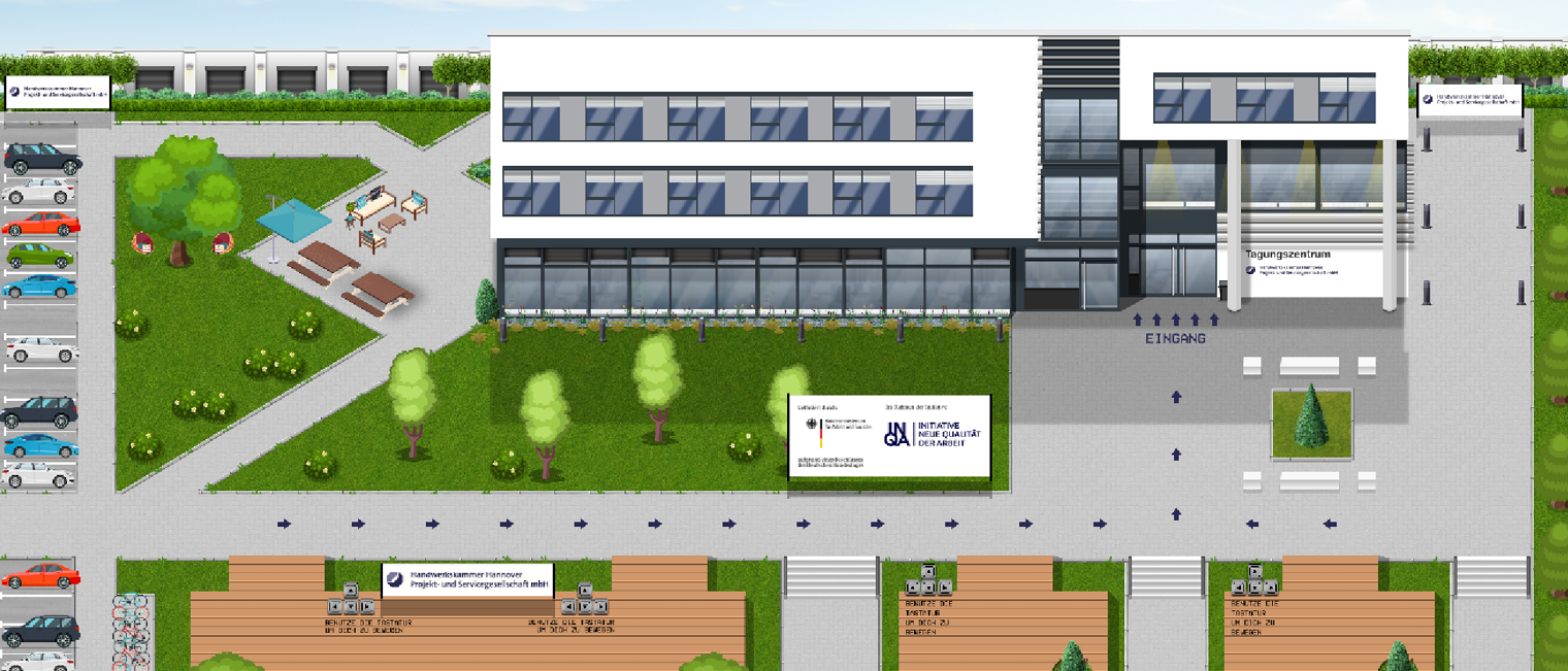 Künstliche Intelligenz auf der digtalen Roadshow des Projekts KomKI sichtbar gemacht.