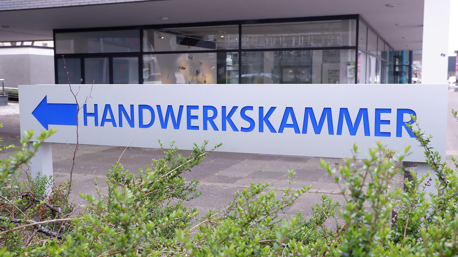 Handwerkskammer Hannover, Schild, Berliner Allee