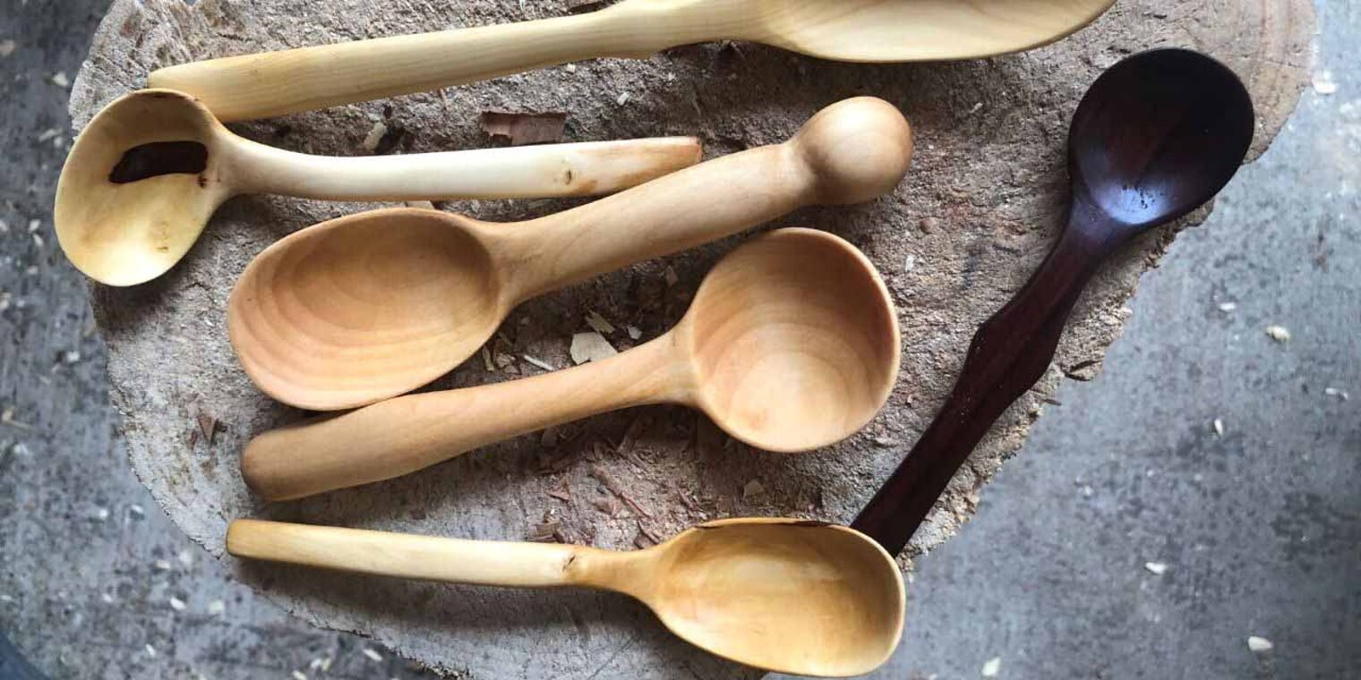 schoen, aber selten, ausstellung, handwerkform, wesemann horst, loeffel, löffel, holz