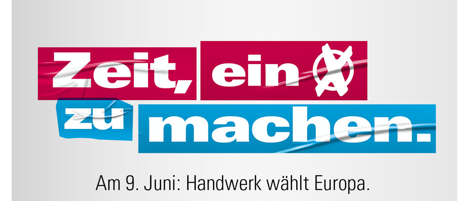 Kampagnenmotiv zur Europawahl 2024