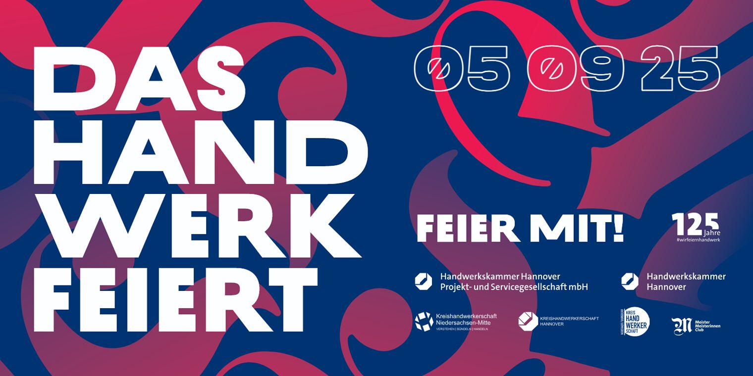 Plakat der Meisterfeier 2025