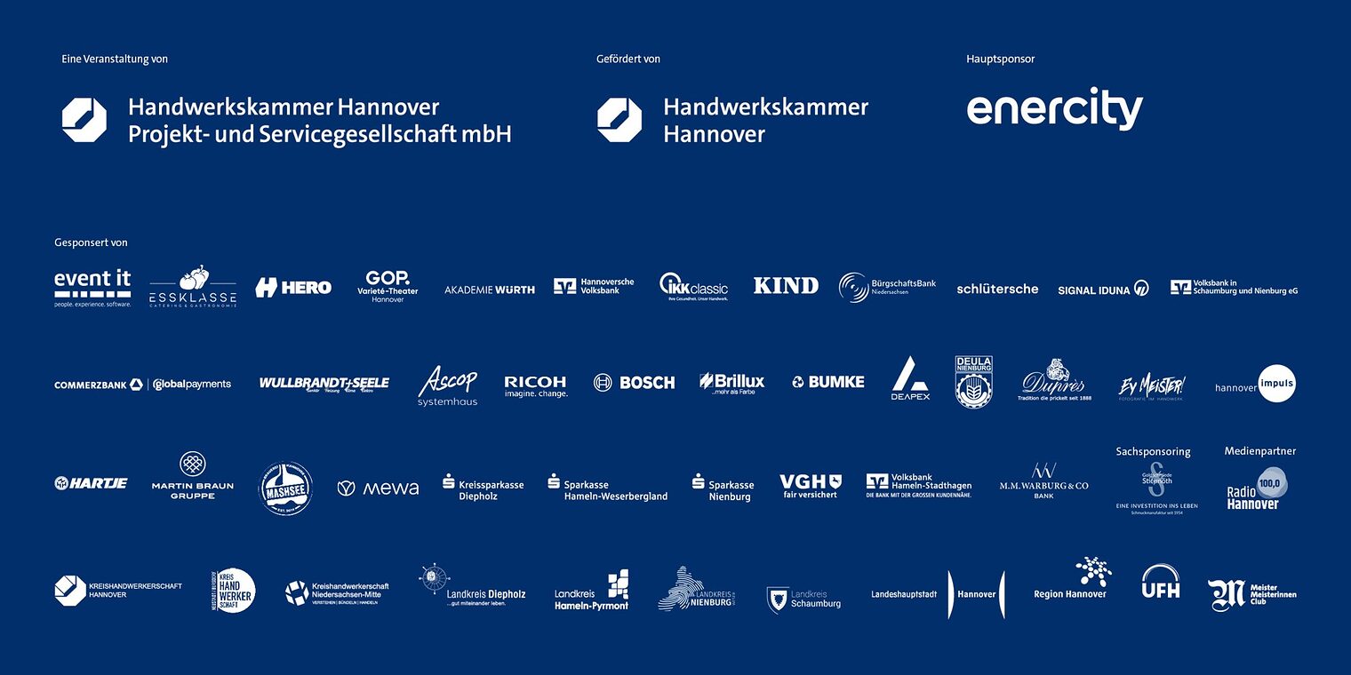 Sponsorenleiste der Meisterfeier 2026